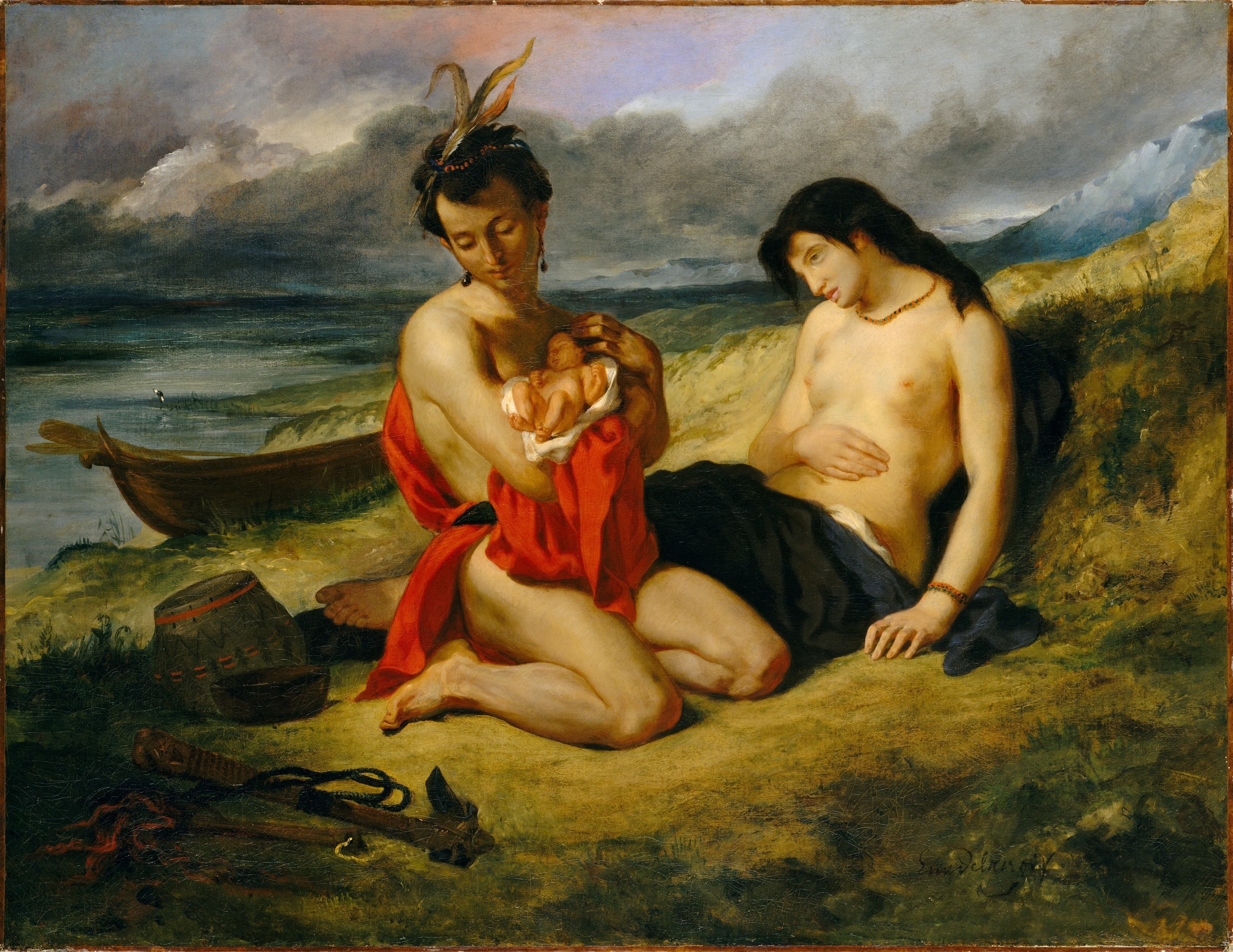 Eugène_Delacroix_-_Les_Natchez,_1835_(Metropolitan_Museum_of_Art)