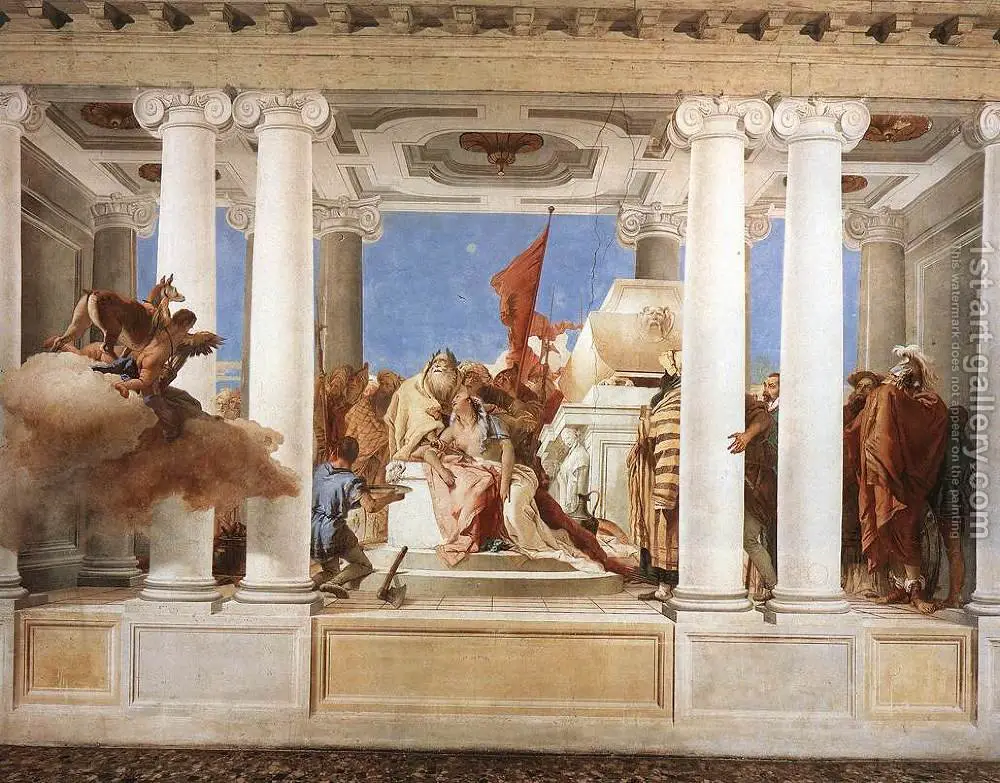 The Sacrifice of Iphigenia 1757 by Giovanni Battista Tiepolo