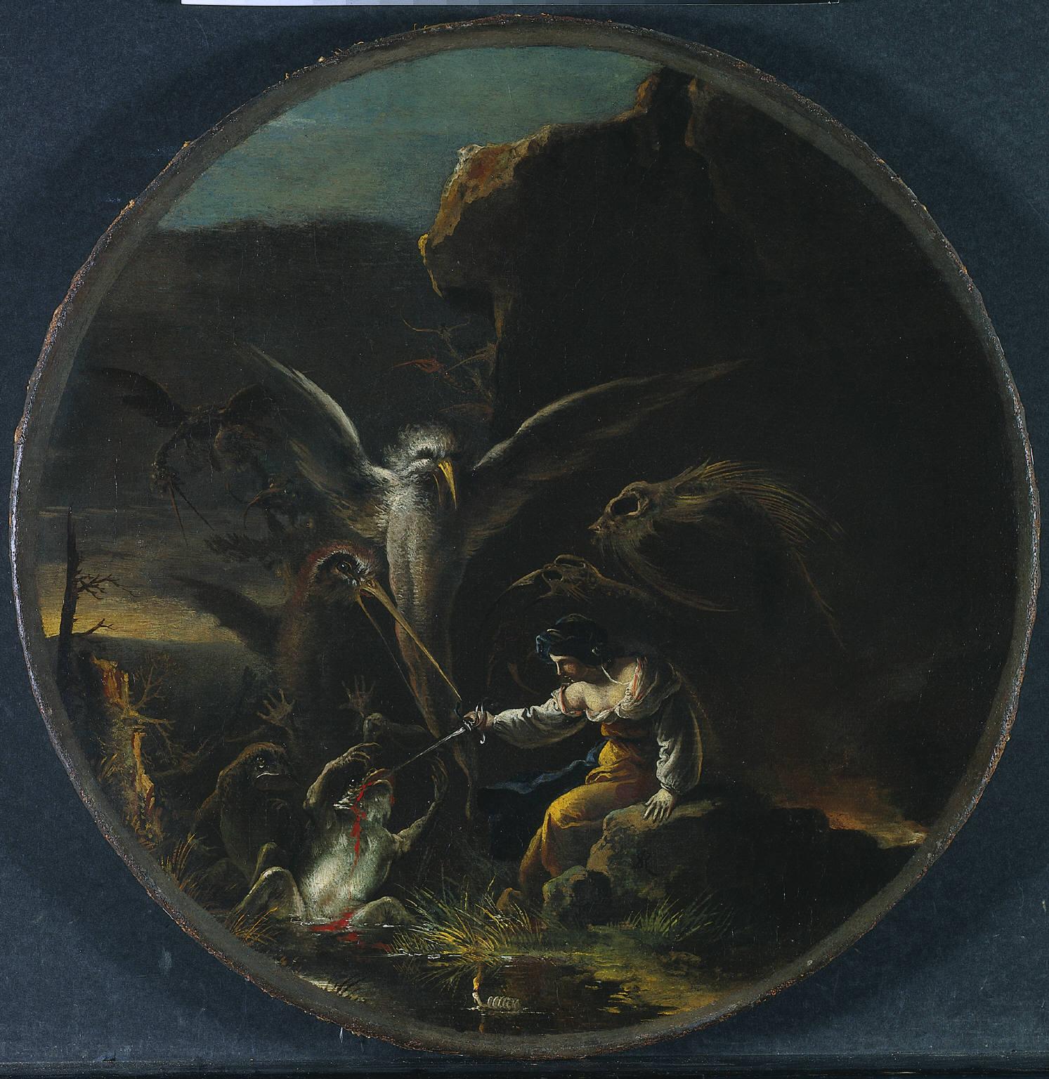 Salvator-Rosa-Scene-with-Witches -Morning-1645-1649-painting-artwork-print