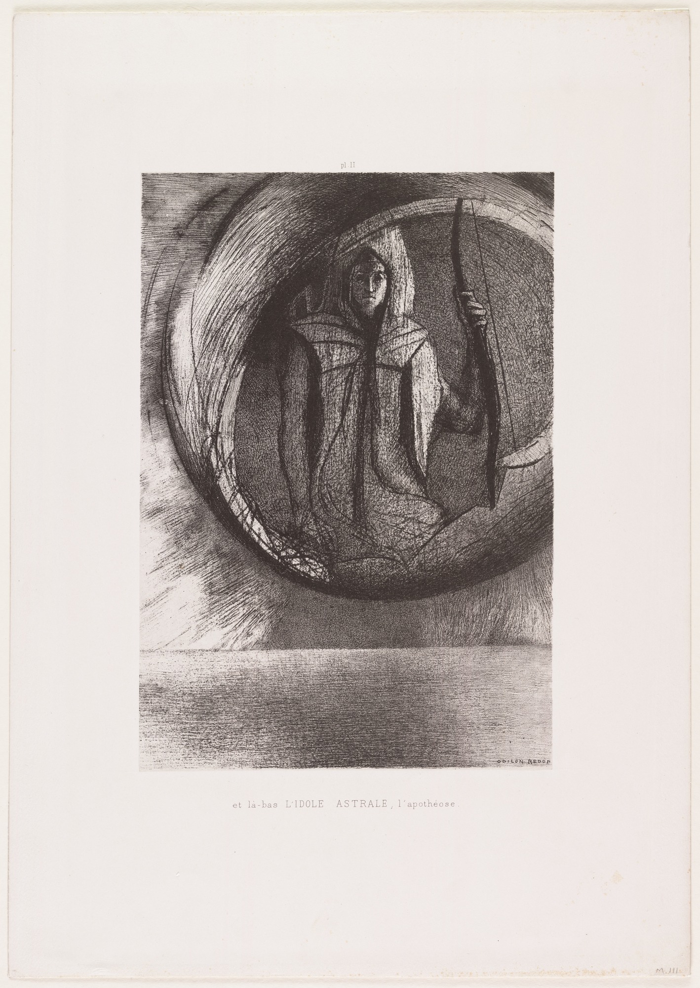 Odilon Redon. And Beyond, the Astral Idol, the Apotheosis 1891 – 𝐀𝐗𝐈𝐒 ...