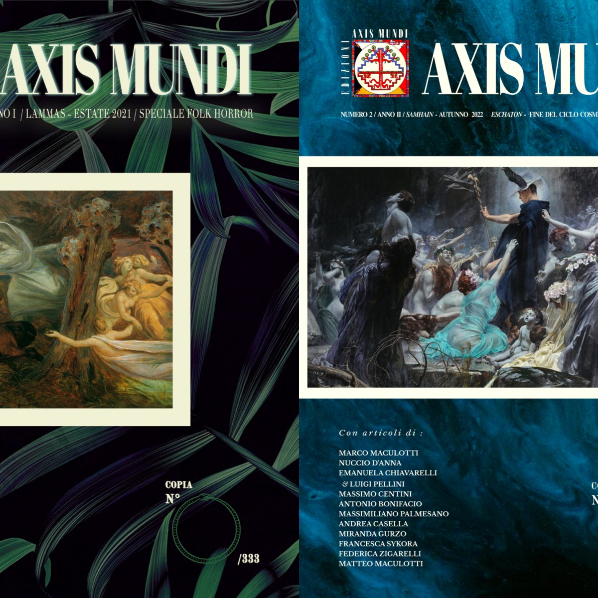 [PACKAGE] AXIS MUNDI n.1 (“FOLK HORROR”) + AXIS MUNDI n.2 (“ESCHATON