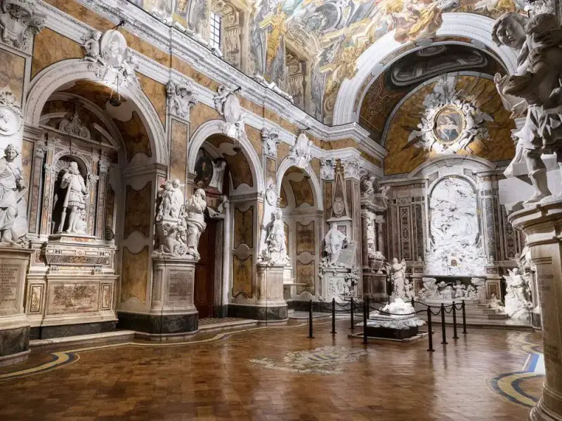 Abschluss des Werkes: eine Wallfahrt in der Sansevero-Kapelle in Neapel