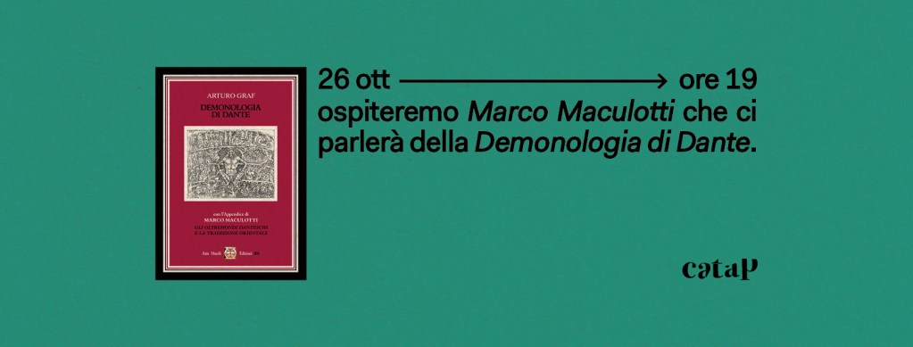 “Demonologia di Dante” – Presentazione alla Libreria Catap di Macerata